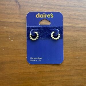 Claire's Gold Hoop Earrings